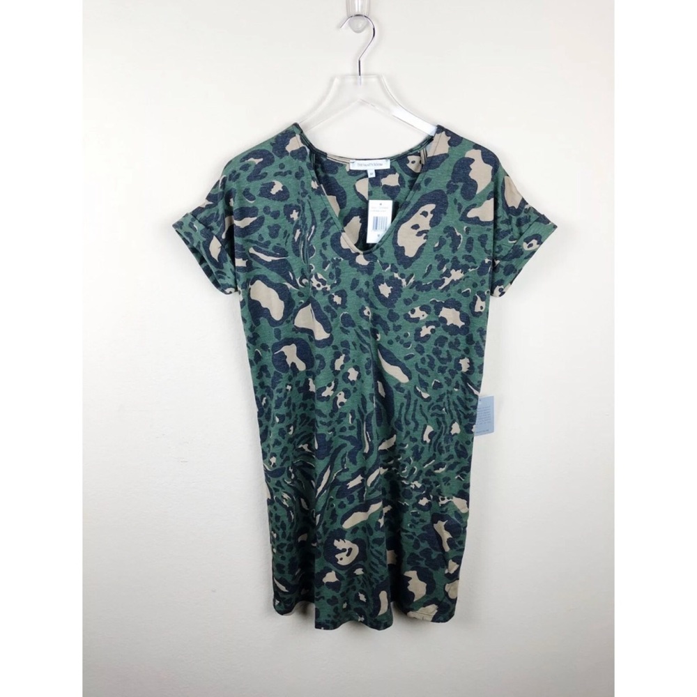 NEW Vanity Room French Terry Cuff Sleeve Dress